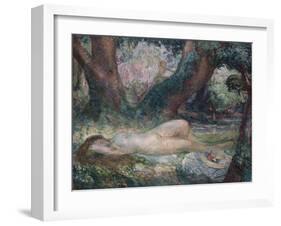 Sleeping Nymph-Henri Lebasque-Framed Giclee Print