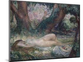 Sleeping Nymph-Henri Lebasque-Mounted Giclee Print