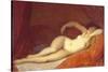 Sleeping Odalisque, c.1808-Jean-Auguste-Dominique Ingres-Stretched Canvas