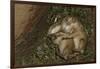 Sleeping Prairie Dog Pups-W. Perry Conway-Framed Photographic Print