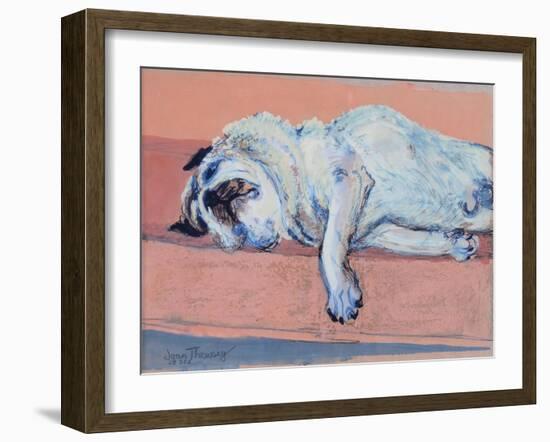 Sleeping Pug Two, 2000-Joan Thewsey-Framed Giclee Print