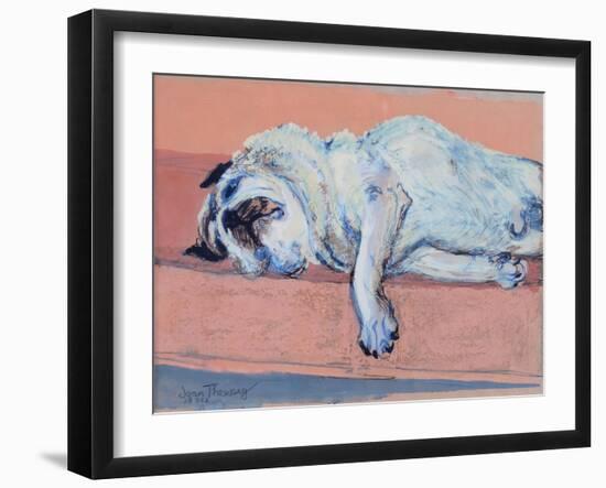 Sleeping Pug Two, 2000-Joan Thewsey-Framed Giclee Print