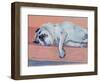 Sleeping Pug Two, 2000-Joan Thewsey-Framed Premium Giclee Print