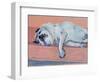 Sleeping Pug Two, 2000-Joan Thewsey-Framed Premium Giclee Print