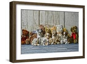 Sleeping Puppies-Santa’s Workshop-Framed Giclee Print