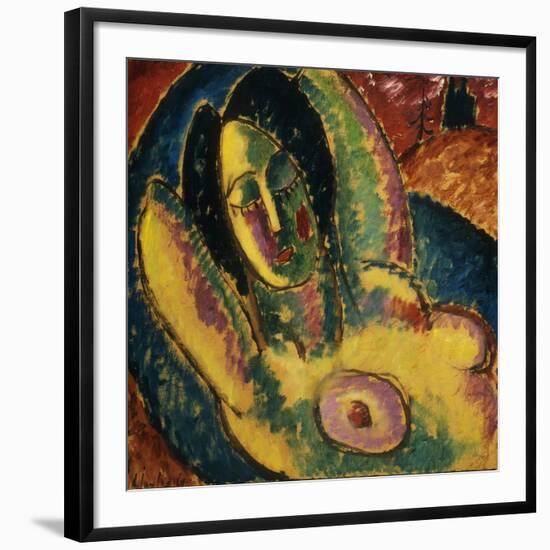 Sleeping; Schlafende, 1912-Alexej Von Jawlensky-Framed Premium Giclee Print