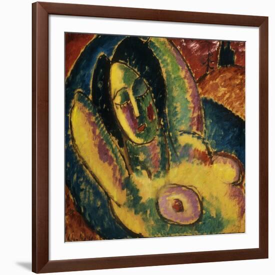 Sleeping; Schlafende, 1912-Alexej Von Jawlensky-Framed Giclee Print