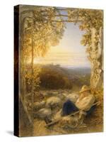 Sleeping Shepherd - Morning, C.1857-Samuel Palmer-Stretched Canvas