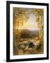 Sleeping Shepherd - Morning, C.1857-Samuel Palmer-Framed Giclee Print