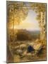 Sleeping Shepherd - Morning, C.1857-Samuel Palmer-Mounted Giclee Print