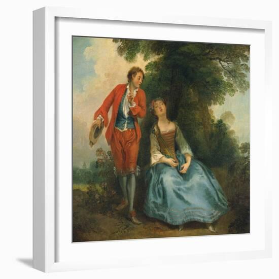 Sleeping Shepherdess, Ca 1730-Nicolas Lancret-Framed Giclee Print