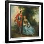 Sleeping Shepherdess, Ca 1730-Nicolas Lancret-Framed Giclee Print