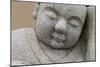 Sleeping stone sculpture figure Taiwan-Charles Bowman-Mounted Photographic Print