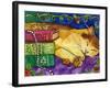 Sleeping Tabby Cat-sylvia pimental-Framed Art Print