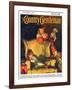 "Sleeping Through Santa's Visit," Country Gentleman Cover, December 1, 1928-Haddon Sundblom-Framed Giclee Print