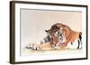 Sleeping Tiger-Jan Henderson-Framed Art Print