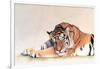 Sleeping Tiger-Jan Henderson-Framed Art Print