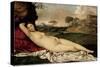 Sleeping Venus, 1508-1510-Giorgione-Stretched Canvas