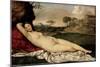 Sleeping Venus, 1508-1510-Giorgione-Mounted Giclee Print