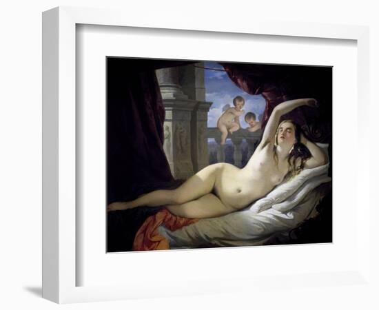 Sleeping Venus, 19th Century-Antonio Puccinelli-Framed Giclee Print