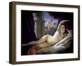 Sleeping Venus, 19th Century-Antonio Puccinelli-Framed Giclee Print