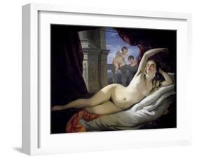 Sleeping Venus, 19th Century-Antonio Puccinelli-Framed Giclee Print