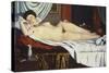 Sleeping Venus, (Naked Woman on a Bed) Woman-Pietro Marussig-Stretched Canvas