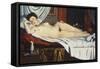 Sleeping Venus, (Naked Woman on a Bed) Woman-Pietro Marussig-Framed Stretched Canvas