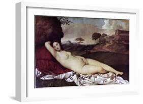 Sleeping Venus-Giorgione-Framed Giclee Print