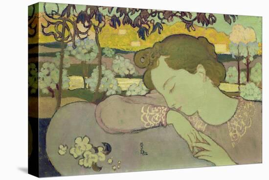 Sleeping Woman, 1892-Maurice Denis-Stretched Canvas