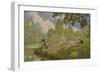 Sleeping Woman in a Park, 1922-Konstantin Andreyevich Somov-Framed Giclee Print