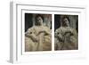 Sleeping Woman in White Dress, c.1851-55. Stereoscopic Daguerreotype-Alex Gouin-Framed Premium Giclee Print