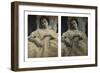 Sleeping Woman in White Dress, c.1851-55. Stereoscopic Daguerreotype-Alex Gouin-Framed Giclee Print