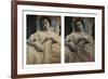 Sleeping Woman in White Dress, c.1851-55. Stereoscopic Daguerreotype-Alex Gouin-Framed Giclee Print