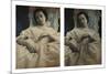 Sleeping Woman in White Dress, c.1851-55. Stereoscopic Daguerreotype-Alex Gouin-Mounted Giclee Print