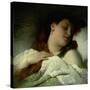 Sleeping Woman-Sandor Liezen-Meyer-Stretched Canvas