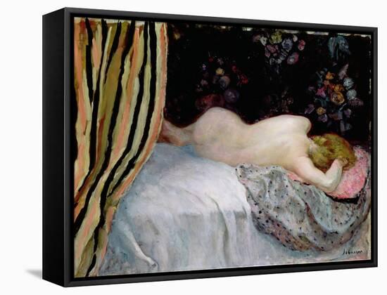 Sleeping Woman-Henri Lebasque-Framed Stretched Canvas