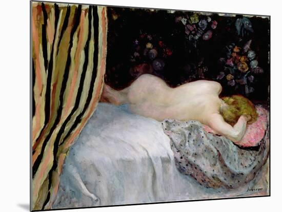 Sleeping Woman-Henri Lebasque-Mounted Giclee Print