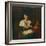 Sleeping Woman-Gabriel Metsu-Framed Giclee Print