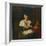 Sleeping Woman-Gabriel Metsu-Framed Giclee Print