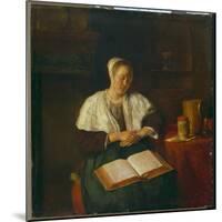 Sleeping Woman-Gabriel Metsu-Mounted Giclee Print