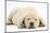 Sleeping Yellow Labrador Retriever Pup, 8 Weeks-Mark Taylor-Mounted Photographic Print