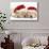 Sleeping Yellow Labrador Retriever Puppies, 8 Weeks, Wearing Father Christmas Hats-Mark Taylor-Stretched Canvas displayed on a wall