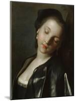 Sleeping Young Woman, Mid 18th Century-Pietro Rotari-Mounted Giclee Print