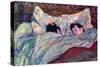 Sleeping-Henri de Toulouse-Lautrec-Stretched Canvas
