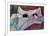 Sleeping-Henri de Toulouse-Lautrec-Framed Premium Giclee Print