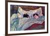 Sleeping-Henri de Toulouse-Lautrec-Framed Premium Giclee Print