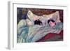 Sleeping-Henri de Toulouse-Lautrec-Framed Art Print