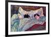 Sleeping-Henri de Toulouse-Lautrec-Framed Art Print