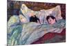 Sleeping-Henri de Toulouse-Lautrec-Mounted Art Print